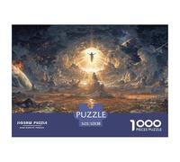 Celestial DeityPhenomenal 1000-Piece Jigsaw Puzzles for Adults God The Definitive Encounter with Impossible, Hard, Difficult Challenging Puzzle Games - This Is The Crowning Gift Jigsaw Puzzles for Adu