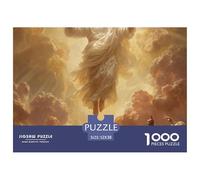Celestial DeityPhenomenal 1000-Piece Jigsaw Puzzles for Adults God The Definitive Encounter with Impossible, Hard, Difficult Challenging Puzzle Games - This Is The Crowning Gift Jigsaw Puzzles for Adu