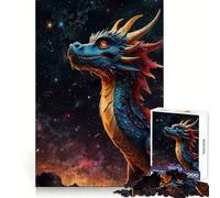 Celestial Dragon Adults 1000 Pieces Puzzle Think Training Light Recreation Defined Edges Thoughtful Gift size 50x75cm