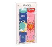 Celestial Dreams Incense Sticks Set of 2: Lavender Sleep Aid & Pink Grapefruit Revitalizing Scent - Aromatherapy Home Decor, Trendy Sun and Moon Gifts from SomethingDifferent Wholesale Incense