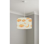 Celestial Dreams Orange lightshade - 30 x 21cm Ceiling Drum Shade | 86381F