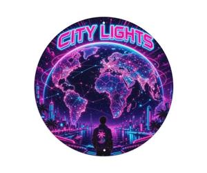 Celestial Earth Blue Planet Space Exploration Metal Tin Sign