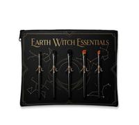 Celestial Earth Witch Quote Constellation Mystical Makeup Bag 7x9 Inch