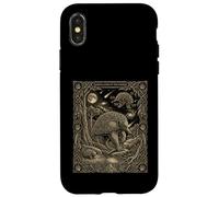 Celestial Echidna Tarot Card Astronomy Case for iPhone X/XS