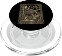 Celestial Echidna Tarot Card Astronomy PopSockets PopGrip for MagSafe