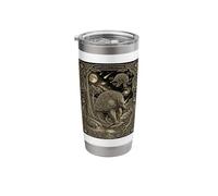 Celestial Echidna Tarot Card Astronomy Stainless Steel Insulated Tumbler