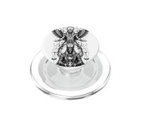 Celestial Egyptian Falcon Jackal Deity Balance Art PopSockets PopGrip for MagSafe