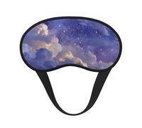Celestial Ember Sleep Mask, Soft and Breathable Eye Mask, Elastic Band Design Suitable for Travel and Camping.