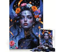Celestial Empress of The Night Jigsaw Puzzles 1000 Piece for Teenagers Sharp Memory Soothing Downtime Neat Edges Nice Gift size 50x75cm