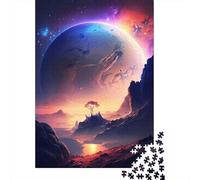 Celestial Enchantment Adult 1000-Piece Jigsaw Puzzle, 52x38cm/1000pcs; White Cardboard for Steady Handling; A Rewarding Project to Return to