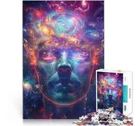 Celestial Enlightenment1000 Pieces Puzzles for Adults Educational Games Home Decoration Wishlist with Santa Claus 38x26cm