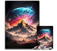 Celestial Everest Planet 1000-Piece Jigsaw Puzzle cardboard Jigsaw Puzzles for Adults Ideal for Teenagers & Collectors, Travel Gift, Family Activity 26X38CM/10.23x14.96inch