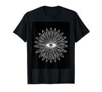 Celestial Eye Bloom Cosmic Flower Sight Spiritual T-Shirt
