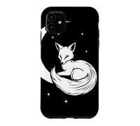 Celestial Fox Crescent Moon Woodland Wildlife Art Case for iPhone 11
