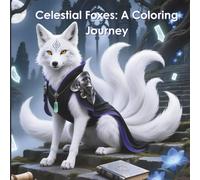 Celestial Foxes: A Coloring Journey: detailed magical illustrations