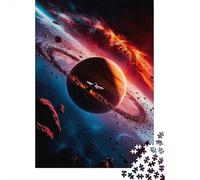 Celestial Fury 1000-Piece Puzzle for Adults, 70x50cm/1000pcs, A Relaxed Project for Colder Days; White Cardboard with A Clean Surface