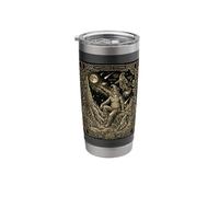 Celestial Gnome Tarot Card Constellation Totem Stainless Steel Insulated Tumbler