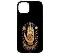 Celestial Golden Hand Star Universe All Seeing Case for iPhone 15 Plus