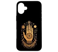 Celestial Golden Hand Star Universe All Seeing Case for iPhone 16 Plus