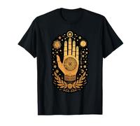 Celestial Golden Hand Star Universe All Seeing T-Shirt