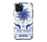 Celestial Gothic Blues Moody Sun Stay Weird Case for iPhone 11 Pro