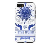 Celestial Gothic Blues Moody Sun Stay Weird Case for iPhone SE (2020) / 7/8