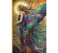 Celestial Grace Journal: A Surreal and Elegant Notebook Featuring a Realistic Art Deco Angel with Iridescent Wings, Vivid Colors, Swirls, Sparkles, ... for Spiritual Writing and Inspired Reflection