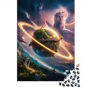 Celestial Guardian 1000-Piece Puzzle for Adults, 70x50cm/1000pcs; Clean White Card Pieces for Sorting; Easy to Revisit Throughout The Week