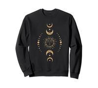 Celestial Harmony: Moon and Sun Phases Sweatshirt