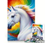 Celestial Harmony Unicorn Jigsaw Puzzles 1000 Pieces Mental Dexterity Easy Relaxation Flawless Fit Meaningful Gift size 50x75cm