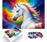 Celestial Harmony Unicorn1000 Pieces Puzzles for teenagers Challenging Difficult for is ideal as a gift for the whole family 38x26cm