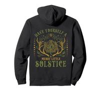 Celestial Have Yourself A Merry Little Solstice Yule Xmas Pullover Hoodie