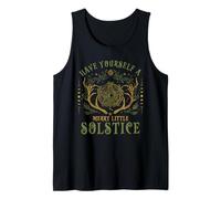 Celestial Have Yourself A Merry Little Solstice Yule Xmas Tank Top
