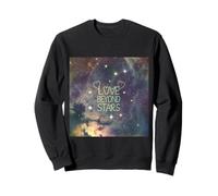 Celestial Hearts Under Starlight Galactic Love Journey Sweatshirt