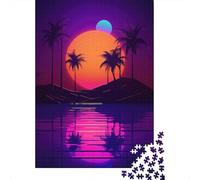 Celestial Horizon Harmony Adult Jigsaw Puzzle, 1000 Pieces, 52x38cm/1000pcs; A Weekend Activity at Your Own Pace; Smooth White Cardboard Pieces