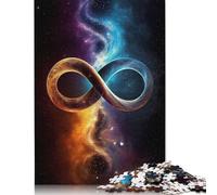 Celestial Infinity Symbol Jigsaw Puzzles for Adults Kids. 1000 Pieces Great Challenge Toy Educational Game Home Decoration for Educational Games 1000pcs (38x26cm)