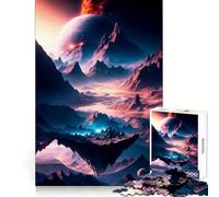 Celestial Island for Adults 1000 Piece Puzzle Mind Wellness Leisure Pleasure Sharp Edges Unique Xmas Gift size 38x52cm