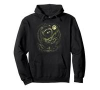 Celestial Jimothy Raccoon Forest Art For Magic Moon Nature Pullover Hoodie