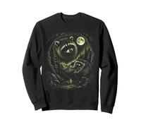 Celestial Jimothy Raccoon Forest Art For Magic Moon Nature Sweatshirt