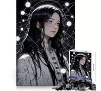 Celestial Keeper︰ Weaver of Constellations Jigsaws for Adults1000 Pieces Mental Dexterity Light Recreation Flawless Fit Lovely Gift size 38x52cm