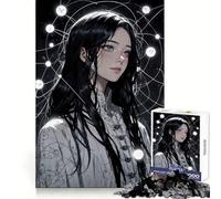 Celestial Keeper︰ Weaver of Constellations Teenagers Puzzles 1000 Piece Jigsaws Logical Think Easy Enjoyment Seamless Lock Seasonal Gift size 50x75cm