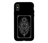 Celestial Leo Zodiac Tarot Card Mystical Astrology Boho Case for iPhone X/XS