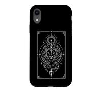 Celestial Leo Zodiac Tarot Card Mystical Astrology Boho Case for iPhone XR