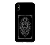 Celestial Leo Zodiac Tarot Card Mystical Astrology Boho Case for iPhone XS Max