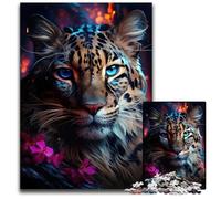 Celestial LeopardJigsaw Puzzle 1000 Pieces Impossible Jigsaw Puzzles for Adults Brain Teaser Home Decor Perfect 1000 PCS(38x26cm)