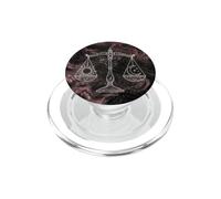 Celestial Libra Scales Aesthetic Cosmic Zodiac Design PopSockets PopGrip for MagSafe