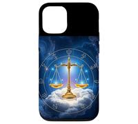 Celestial Libra Scales in a Starry Cosmic Realm Case for iPhone 12/12 Pro