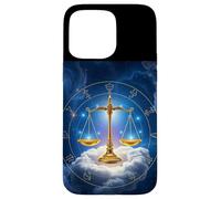 Celestial Libra Scales in a Starry Cosmic Realm Case for iPhone 15 Pro Max