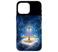 Celestial Libra Scales in a Starry Cosmic Realm Case for iPhone 16 Pro Max