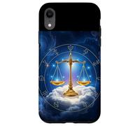 Celestial Libra Scales in a Starry Cosmic Realm Case for iPhone XR